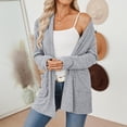 thumbnail image 5 of SUNBS Long Sleeve Cardigan Sweaters for Women Lightweight Open Front Tops Casual Loose Blouses with Pockets, 5 of 8