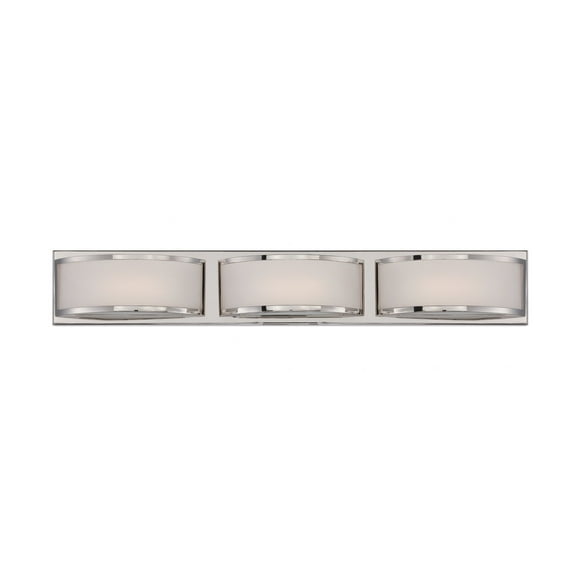 62/313-Nuvo Lighting-Glamour - 25W LED Flush Mount In 3.75 Inches Tall and 13 Inches Wide-Mercer Finish
