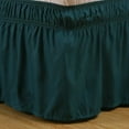 thumbnail image 2 of EIGTHTAIL Ruffled Grey King Size Bed Skirt  Dust Ruffle for King Bed with 15” Drop  Soft and Solid Microfiber  Classic Style  California King  Silver Gray Bedskirts, 2 of 6