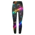 thumbnail image 6 of successthop Warm Leggings for Women Winter Star Space Comfortable Shapewear Soft Sleepwear Lightweight Pants Black M, 6 of 6