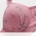 thumbnail image 4 of Gytharion Women's Front Closure Plus Size Bras Adjustable Breathable Printed Bras Push-up Underwear Everyday Bras Wireless,36B/C-46B/C, 4 of 8