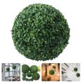 thumbnail image 2 of 1Pack Green Round Artificial Plant Topiary Ball for Indoor Decor, 2 of 7