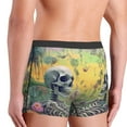 thumbnail image 4 of Rateoe Flower Butterfly Skull Couple Mens Boxer Briefs Poly Spandex Performance Boxer Briefs Underwear Hem Boxer Briefs - X-Large, 4 of 8