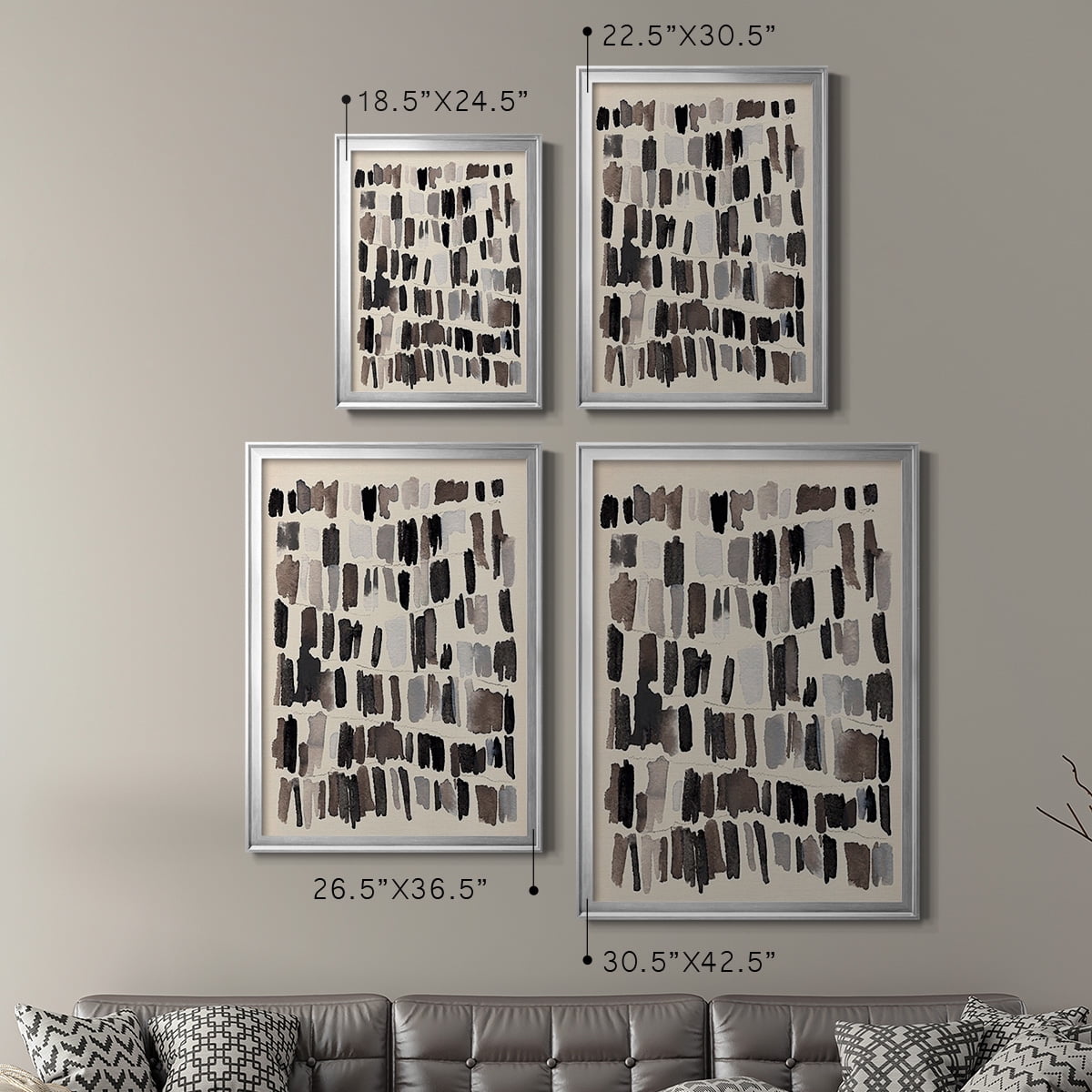 Chalk and Flint IV Premium Framed Print, in Gold, Black, or Silver - Ready to Hang