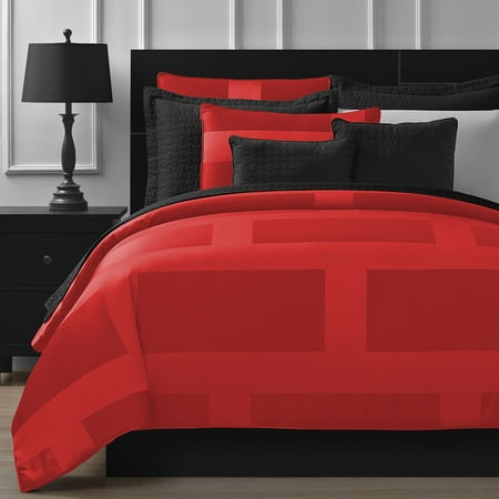 Staniey Collection Frame Jacquard 5-piece Comforter Set