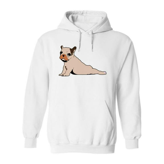 Pug Stretching Hoodie Women -SPIdeals Designs, Female Large