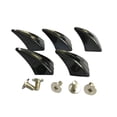 thumbnail image 1 of jifeng 5pcs 8 Colors Shape Studs Rivets for DIY Craft Bag Hat Decoration - Black, 1 of 6