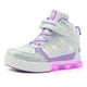 thumbnail image 4 of Tenis Luces Niña Bota Bubble Gummers Arcoiris 14-20 plateado 15, 4 of 5
