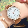 thumbnail image 4 of Leather Quartz Band Women's Watch Watch Wrist Casual Analog Women's Watch Watches for Nurses No Battery Watches Women Extra Large Face Watches for Men Womens Analog Watch Senior Watch Watches Bulk, 4 of 4