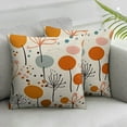 thumbnail image 2 of PIKWEEK Retro Mid Century Throw Pillow Cover Vintage Boho Floral Pillow Case Set of 2 Abstract Themed Decorative Cushion Cover Both Sides for Men Women Kids Sofa Couch Living Room Bedroom, 2 of 6