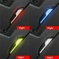 thumbnail image 2 of Reflective Carbon Fiber Auto Car Side Door Edge Protector Guard Sticker 4PCS, 2 of 3