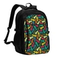 thumbnail image 1 of Easygdp Pineapple Fruit Colorful Mochila para Laptop de Viaje con Puerto USB, Mochila para Laptop con Puerto de Carga USB para Mujeres y Hombres, 1 of 7