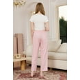 thumbnail image 3 of U2SKIIN Womens Pajama Pants, Comfy Casual Lightweight PJ Bottoms Women Lounge Pants with Pockets,(Pink Mel.2XL), 3 of 5
