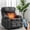Gray, variant on Oversized Power Lift Recliner for Elderly, Dual Motor 25.6" Wide Seat with Zero Gravity & 180° Flat Lay, Headrest Adjustment, Massage, Heat & Hidden Storage, Leathaire