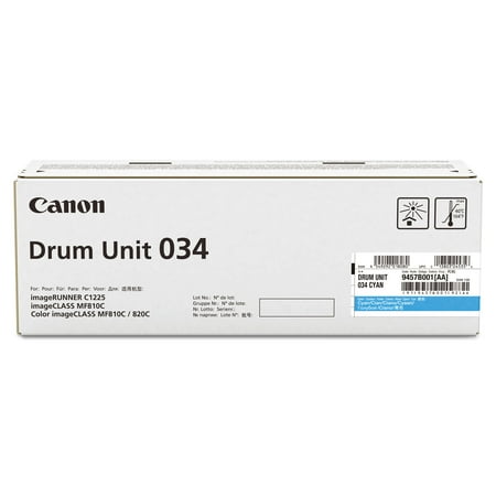 Genuine Okidata Cyan Drum - Canon 9457B001 (34) Drum Unit, Cyan