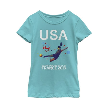FIFA Women's World Cup France 2019 Girls' USA Bicycle Kick (Best Christmas Gifts 2019 For Girls)