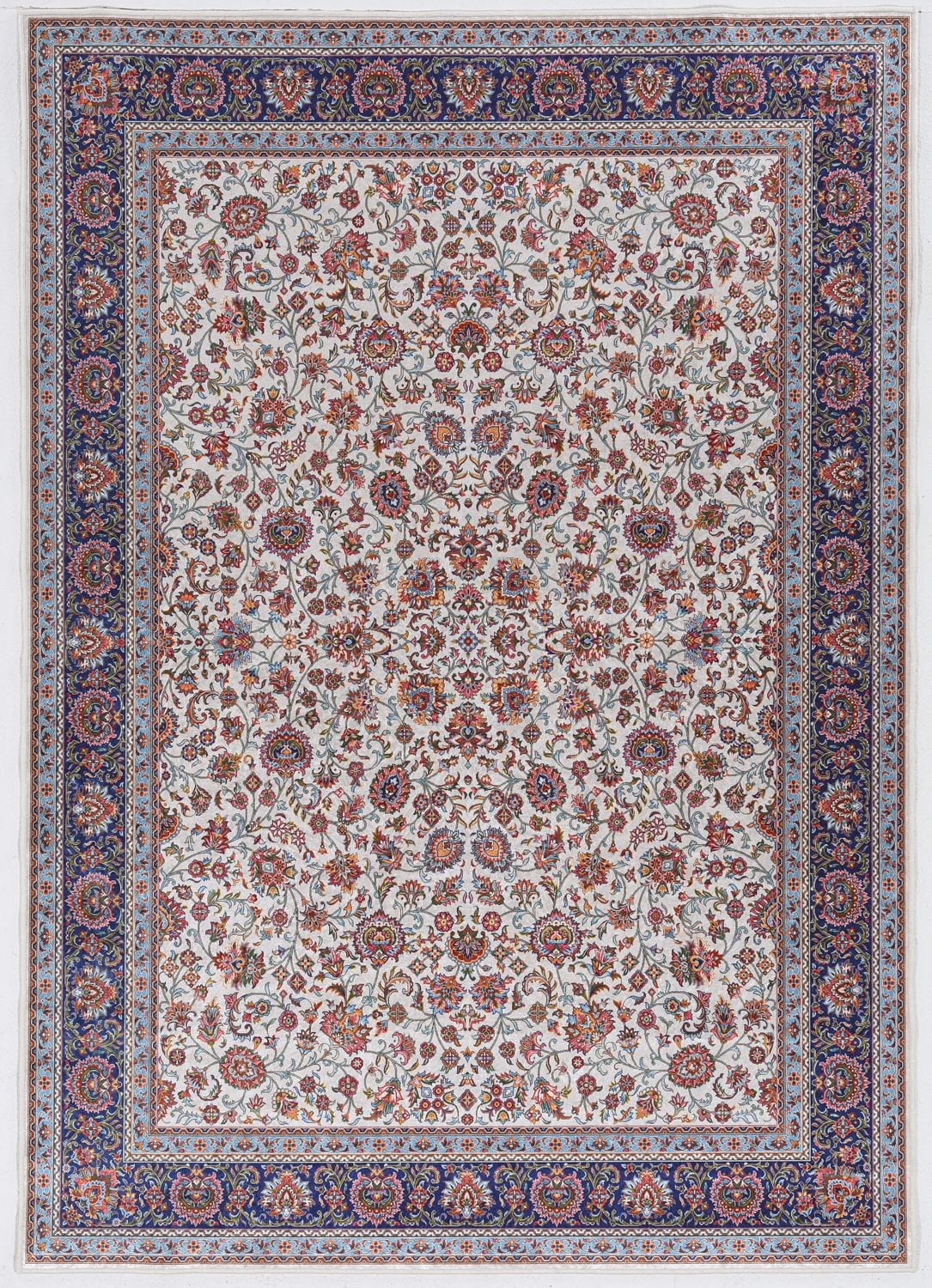 Emerald Barton Cream & Grey 5' x 7' Area Rug