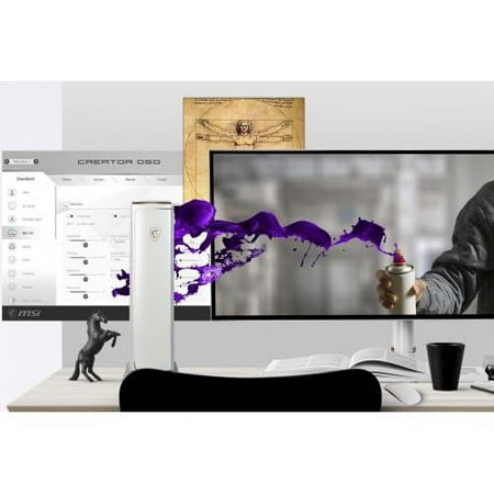 MSI - LED Monitor (DisplayPort, HDMI) - White
