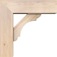 thumbnail image 3 of Ekena Millwork 7 1/2"W x 24"D x 24"H Olympic Block Smooth Bracket w/ Offset Brace, Douglas Fir, 3 of 25