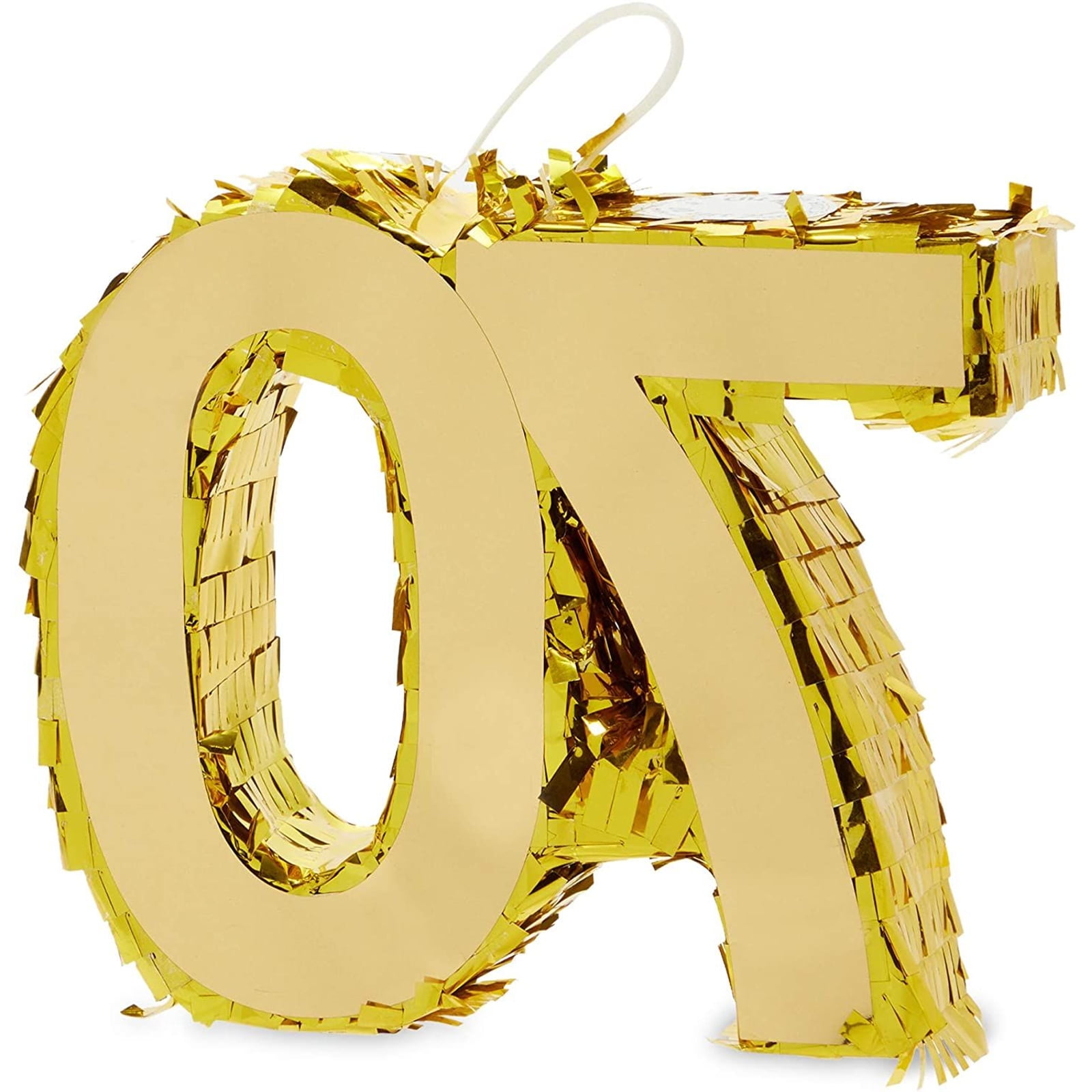Mini Number 70 Pinata For 70th Birthday Anniversary Party Decorations Gold 7 5 X 6 X 2 In Walmart Com