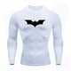 thumbnail image 4 of Camisetas de murciélago ancho para hombre, camisa deportiva para correr, Camiseta corta de Fitness, secado rápido, medias de gimnasio, camisas de compresión muscular, 4 of 5
