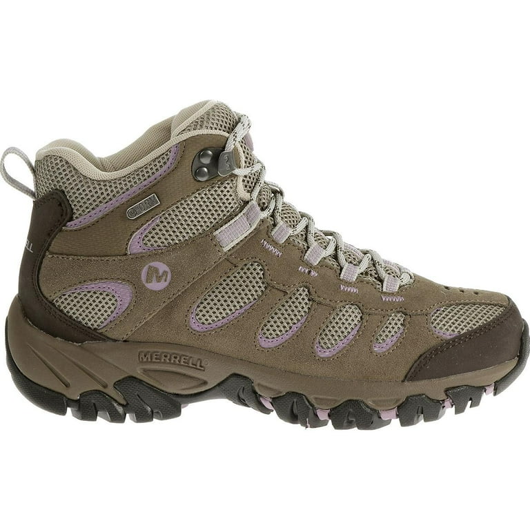 Merrell Ridgepass Mid Waterproof Mens Brindle Sea Fog Boots