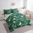 thumbnail image 3 of Castle Fairy Teens Cute Brid Twin Bedding Sets,Chic Floral Flowers Bedding Comforter Set, 3 of 8