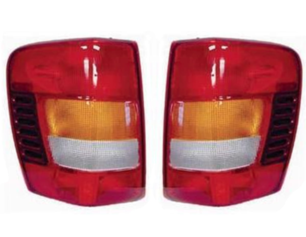 NEW PAIR OF TAIL LIGHTS FITS JEEP GRAND CHEROKEE 2002 2003 2004 CH2800150 55155138AJ - Walmart 2003 Jeep Grand Cherokee Tail Light Bulb