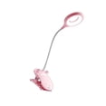 thumbnail image 3 of Lámpara de mesa Luz de lectura LED flexible de 6 W Luz de clip de protección ocular, Carga para teléfono, Carga y dirección de energía, Rosa kenally HA005011-05B, 3 of 6