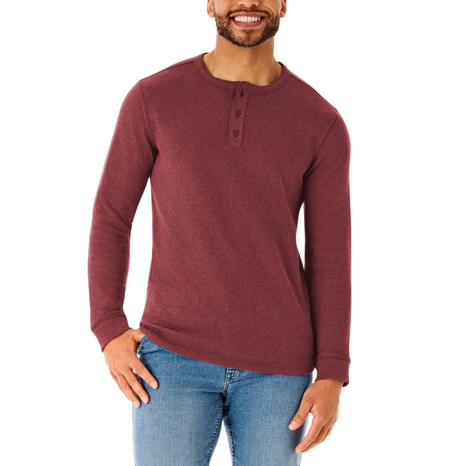 新品　Local GOLF | Henley Thermal MOCK NECK Mens Thermal 1/4 Zip Mock Merino Wool Golf Pullover