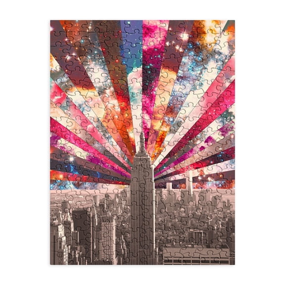 Society6 Bianca Green Superstar New York 200 Piece Jigsaw Puzzle