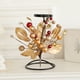 thumbnail image 4 of Candelabro de hierro con adornos navideños, candelabro de hierro para Navidad, adornos de hojas de frutas, arreglos florales de ramas, decoración de escritorio, candelabro, decoraciones de Halloween,, 4 of 6