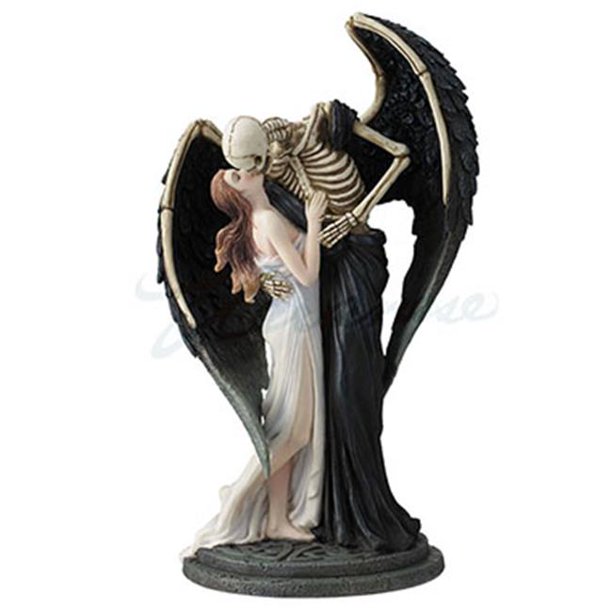 Veronese Design WU76855AA The Kiss of Death Skeleton Sculpture