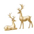 thumbnail image 3 of 2 estatuas de ciervos y alces, esculturas de animales, decoración para el hogar, figuras de resina para oficina, estantería, chimenea, armarios y, 3 of 8