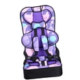 thumbnail image 3 of Asiento elevador de respaldo alto para automóvil, portátil, de polietileno, convertible, para bebés pequeños, color morado, 3 of 5