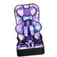 thumbnail image 3 of Asiento elevador de respaldo alto para automóvil, portátil, de polietileno, convertible, para bebés pequeños, color morado, 3 of 5