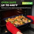 thumbnail image 2 of 6-Piece Nonstick Baking Pans - Carbon Steel Non toxic Bakeware set with Cookie Sheets, Muffin, Loaf, Round & Square Pan - Restaurant Quality Baking Tray, Easy Clean, Dishwasher & Oven Safe, 2 of 4