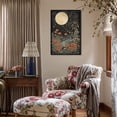 thumbnail image 4 of Lienzo para pared con estampado vintage de flores lunares, 40 x 60 cm, enmarcado, 4 of 7