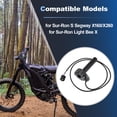 thumbnail image 3 of Empuñadura del Acelerador Eléctrico CNC de Aluminio Rápido con Cable para Sur-Ron Light Bee X y Segway X160 X260, 3 of 7