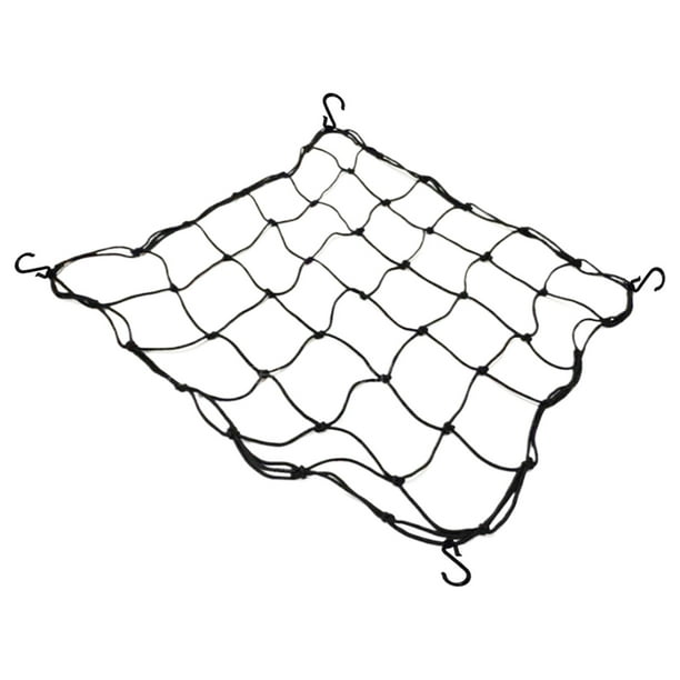 Red de Soporte para Plantas: Red Elástica con 6 Ganchos de Acero Inoxidable para Carpas de Cultivo de Interior, Plantas Trepadoras, Tomates y Jardinería Vertical.