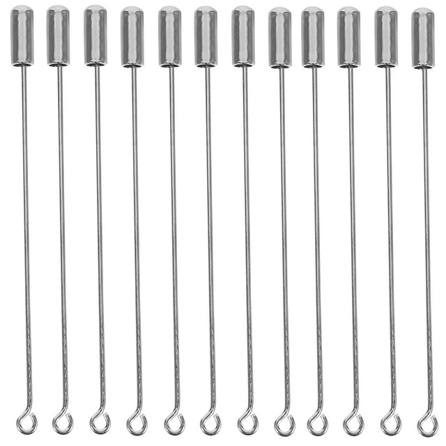MOVTOTOP 20 Pcs Broche Chapeau avec Design Élégant pour Hommes et Femmes Argent