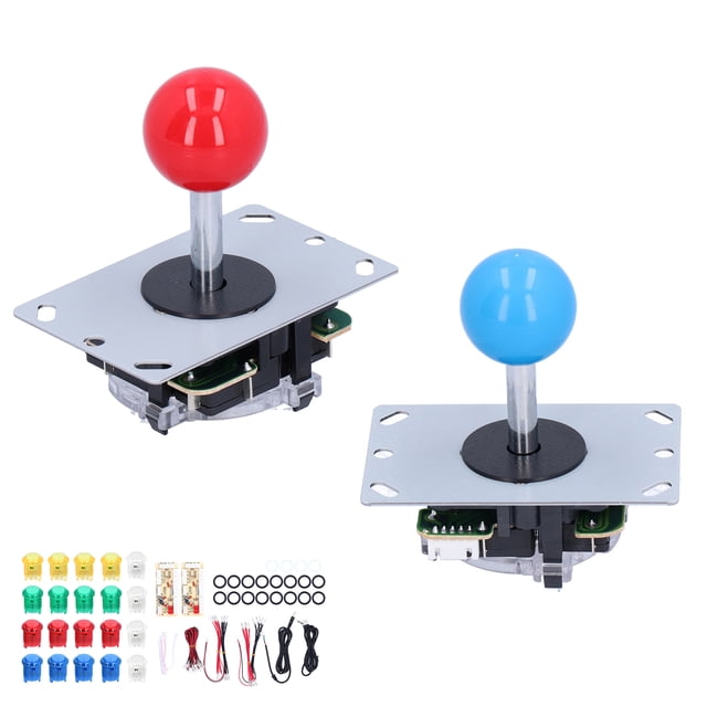 Kit de bricolaje Bling Bling para juegos de Arcade 2 jugadores joystick botones LED
