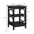 thumbnail image 6 of Convenience Concepts Omega End Table with Shelf, Espresso, 6 of 8