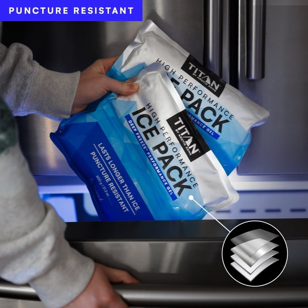 Titan by Arctic Zone 600g High Performance Ice Packs - Set of 2
