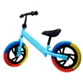 thumbnail image 3 of Bicicleta de Balance AEIOU  Llanta de Goma Azul/Colores, 3 of 3