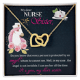 thumbnail image 2 of To My Sister My Dear Nurse Sister Inseparable Necklace, 2 of 20