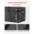 thumbnail image 4 of VEVOR Studio Equipment Trolley Case, 39.37 x 14.96 x 12.60 in / 100 x 38 x 32 cm, Rolling Camera Bag, Carrying Bag with Wheels Straps Padded Compartment Handle, for Light Stands, Tripods, Telescopes, 4 of 9