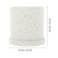 thumbnail image 2 of MasteelfCA Ceramic Flower Pot Flower Cactus Planter Succulent Plant Flowerpot With Tray, 2 of 8