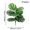 Green (9-leaf), variant on Unpotted Faux Monstera Foliage Bush, Realistic Plastic Artificial Split Leaf Plant Stem for Home Table Centerpiece, Apartment Desk Tropical Accent & Minimalist Indoor Greenery Decor