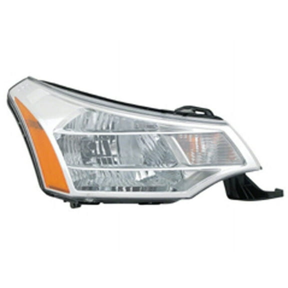 Right Passenger Side Headlight Assembly - Compatible with 2008 - 2011 Ford Focus 2009 2010